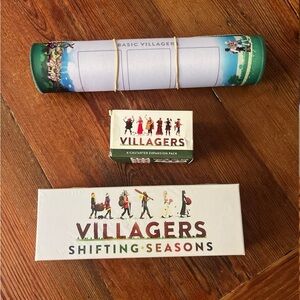 Villagers Kickstarter Expansion Pack, Neoprene Mat, and Shifting Seasons